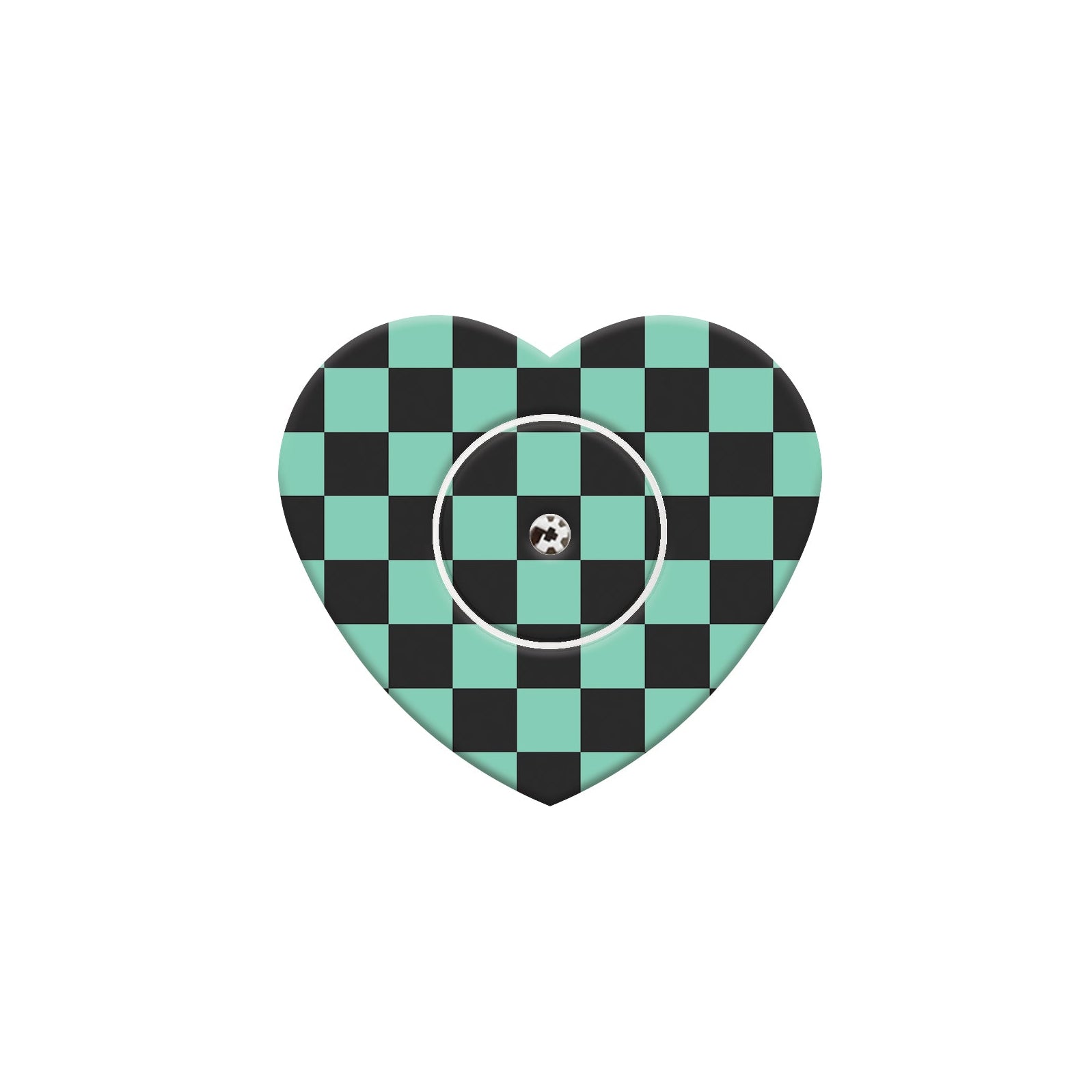 041_teal_and_black_checkers_Heart_Libre_2