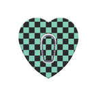 041_teal_and_black_checkers_Heart_Dexcom_G6