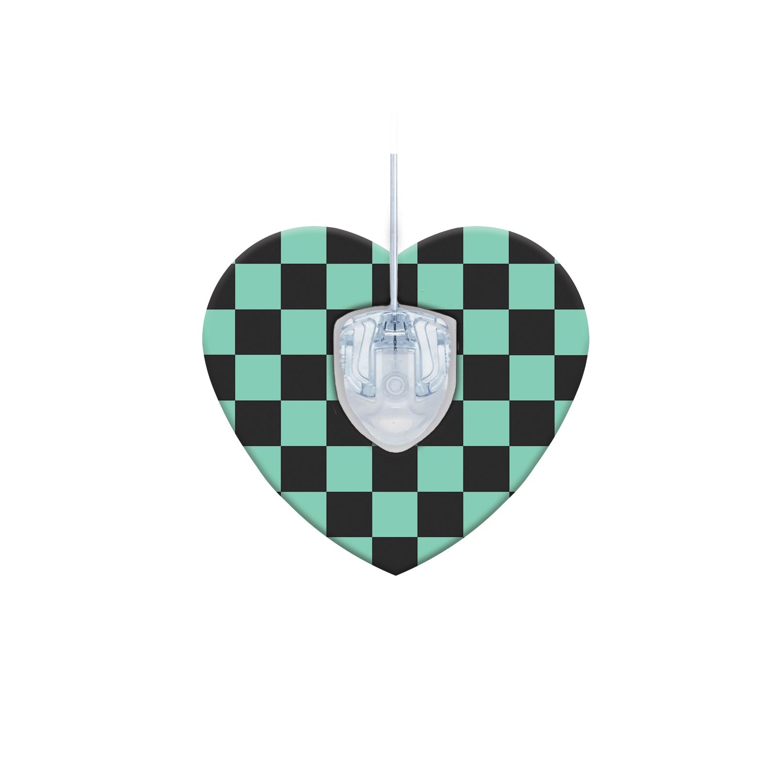 041_teal_and_black_checkers_Heart_Infusion_set