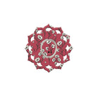 125_maroon_flowers_Mandala_Dexcom_G7