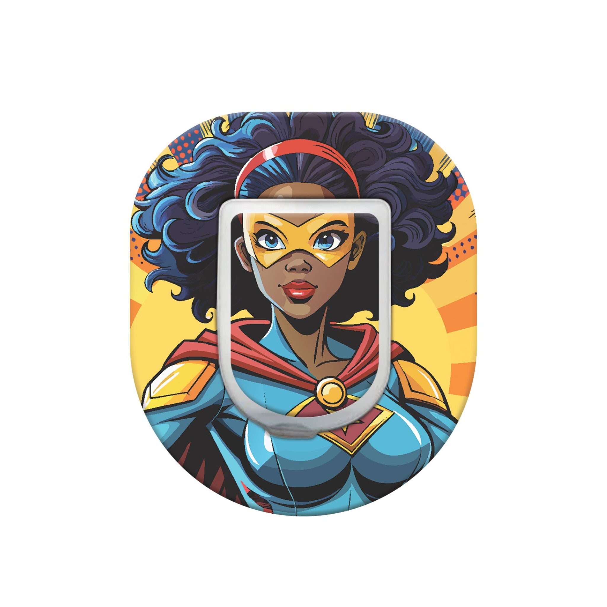 159_super_hero_black_woman_Omnipod_Mini
